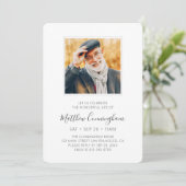 Beerdigung des Gedenkens zur Beerdigung des Lebens Einladung (Stehend Vorderseite)