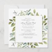 Beerdigung des Gedenkens zur Beerdigung des Lebens Einladung (Vorderseite)