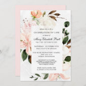 Beerdigung des Gedenkens zur Beerdigung des Lebens Einladung (Vorne/Hinten)