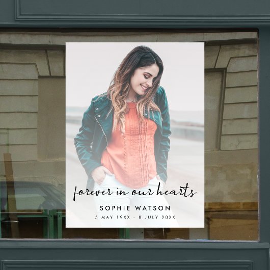 Beerdigung des Gedenkens zur Beerdigung des Lebens Fensteraufkleber