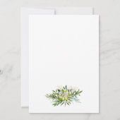 Beerdigung des Gedenkens zur Beerdigung von Lebens Einladung (Rückseite)