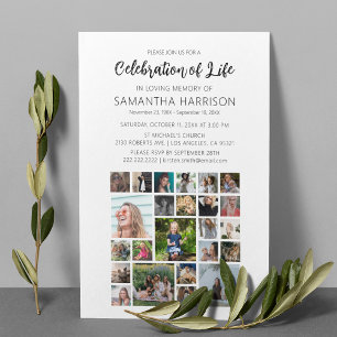 Beerdigung des Lebens auf dem Platz Einladung