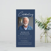 Beerdigung des Lebens Beerdigung Telefoneinladung Ankündigung (Stehend Vorderseite)