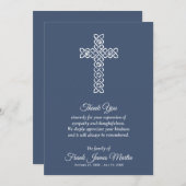 Beerdigung des Lebens Blau Danke (Vorne/Hinten)