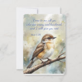 Beerdigung des Lebens Dankeschön an die Schrift Dankeskarte (Vorderseite)