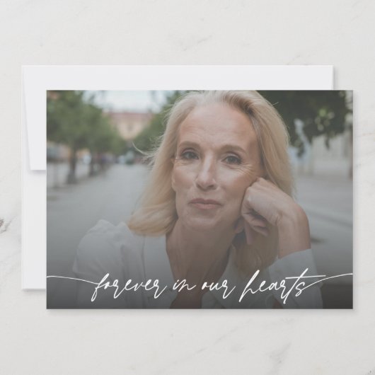 Beerdigung des Lebens der Collage Collage Einladung (Rückseite)