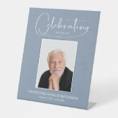 Beerdigung des Lebens der Gedenkstätte zum Foto Sockelschild (Vorderseite)