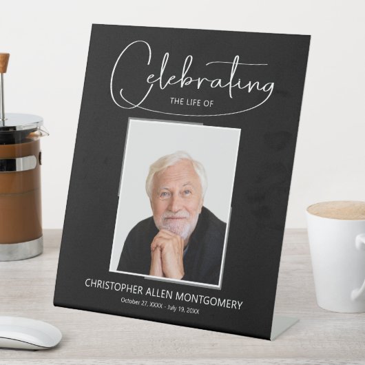 Beerdigung des Lebens der Gedenkstätte zum Foto Sockelschild (In Situ)