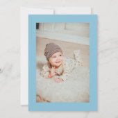 Beerdigung des Lebens durch das Ocean Beach Foto Einladung (Rückseite)