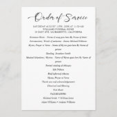 Beerdigung des Lebens Gedenkstätte für das moderne Programm (Rückseite)