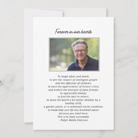 Beerdigung des Lebens im Fischfang Gethematisches Einladung (Rückseite)