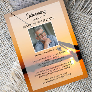 Beerdigung des Lebens im Fischfang Gethematisches  Einladung