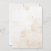 Beerdigung des Lebens im Grünen Einladung (Rückseite)