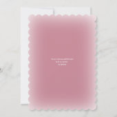 Beerdigung des Lebens von Foto Einladung (Rückseite)