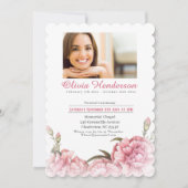 Beerdigung des Lebens von Foto Einladung (Vorderseite)