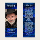 Beerdigung des Lesezeichens zur Beerdigung des Leb (Vorne & Hinten)