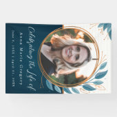 Beerdigung des Life Foto Bronze-Gedenkfeier Banner (Horizontal)