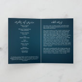 Beerdigung des Life Foto Bronze-Gedenkfeier Programm (Innenseite)