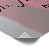 Beerdigung des Life Foto Einfache Gedenkfeier Poster (Ecke)