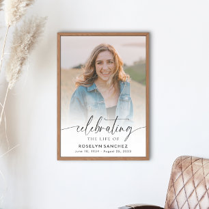 Beerdigung des Life Memorial Foto Poster