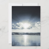 Beerdigung des Ozeans | Feiern zum Foto des Lebens Einladung (Rückseite)