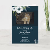 Beerdigung des Programms "Lebensblume" Karte (Vorderseite)