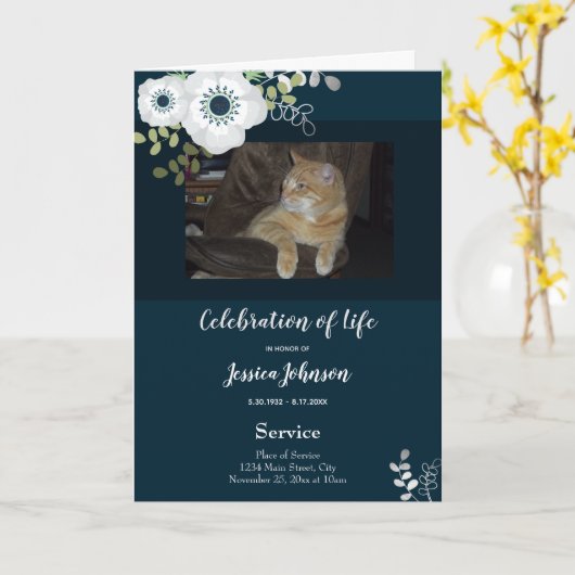 Beerdigung des Programms "Lebensblume" Karte (Gelbe Blume)