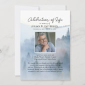 Beerdigung des Programms zur Beerdigung des Lebens Einladung (Vorderseite)