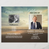 Beerdigung des Programms zur Beerdigung des Lebens Flyer (Vorne)