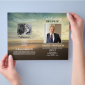 Beerdigung des Programms zur Beerdigung des Lebens Flyer (Hand)