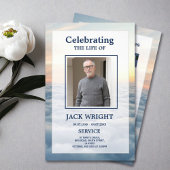 Beerdigung des Programms zur Beerdigung des Lebens Flyer