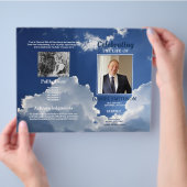 Beerdigung des Programms zur Beerdigung des Lebens Flyer (Hand)