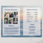 Beerdigung des Programms zur Beerdigung des Lebens Flyer (Hinten)