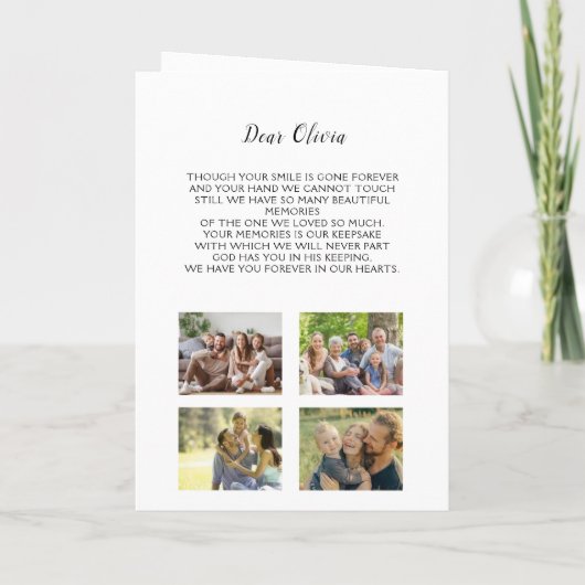 Beerdigung des Programms zur Beerdigung des Lebens Programm (Rückseite)