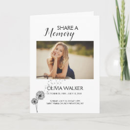 Beerdigung des Programms zur Beerdigung des Lebens Programm