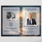 Beerdigung des Programms zur Beerdigung von Lebens Flyer (Vorne)