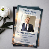 Beerdigung des Programms zur Beerdigung von Lebens Flyer