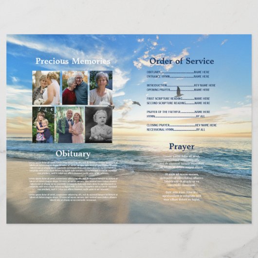 Beerdigung des Programms zur Beerdigung von Life B Flyer (Hinten)