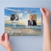 Beerdigung des Programms zur Beerdigung von Life B Flyer (Hand)