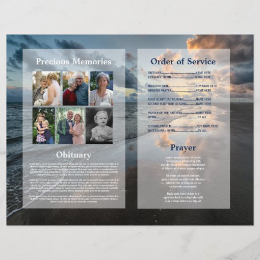 Beerdigung des Programms zur Beerdigung von Life B Flyer (Hinten)