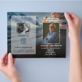 Beerdigung des Programms zur Beerdigung von Life B Flyer (Hand)