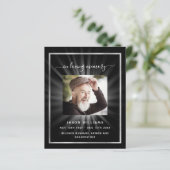 Beerdigung des Schwarz-weißen Fotos (Stehend Vorderseite)