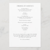 Beerdigung des Strandes in der Erinnerung Programm (Rückseite)