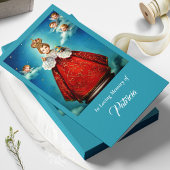 Beerdigung Divino Nino Jesus Gebet Sympathie Karte