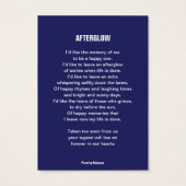 Beerdigung einer legendären, modernen blauen Gedic (Rückseite)