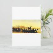 Beerdigung einer Mama am Nil durch Frederick Arthu Einladung (Stehend Vorderseite)