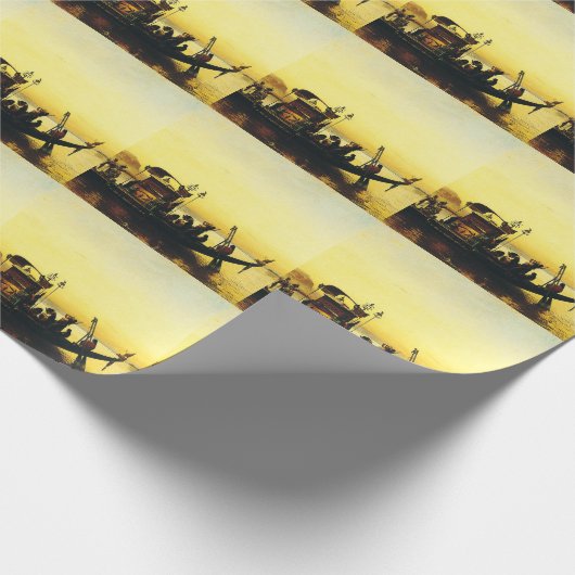 Beerdigung einer Mama am Nil durch Frederick Arthu Geschenkpapier (Ecke)