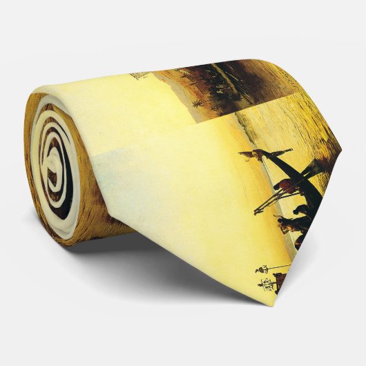 Beerdigung einer Mama am Nil durch Frederick Arthu Krawatte (Gerollt)