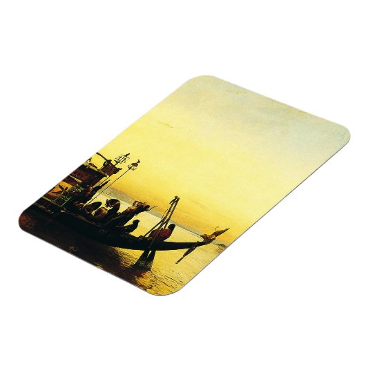 Beerdigung einer Mama am Nil durch Frederick Arthu Magnet (Linke Seite)