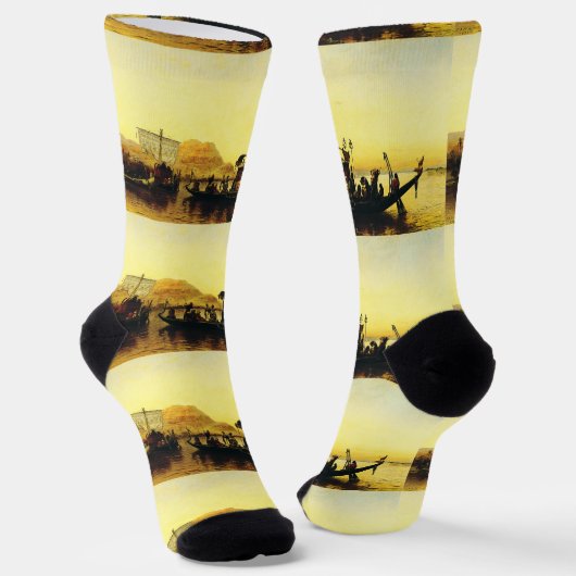 Beerdigung einer Mama am Nil durch Frederick Arthu Socken (Gewinkelt)